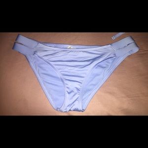 Baby blue target swim bottoms. “Hipster” style.